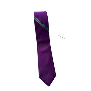 *** Brooks Brothers Purple Silk Tie